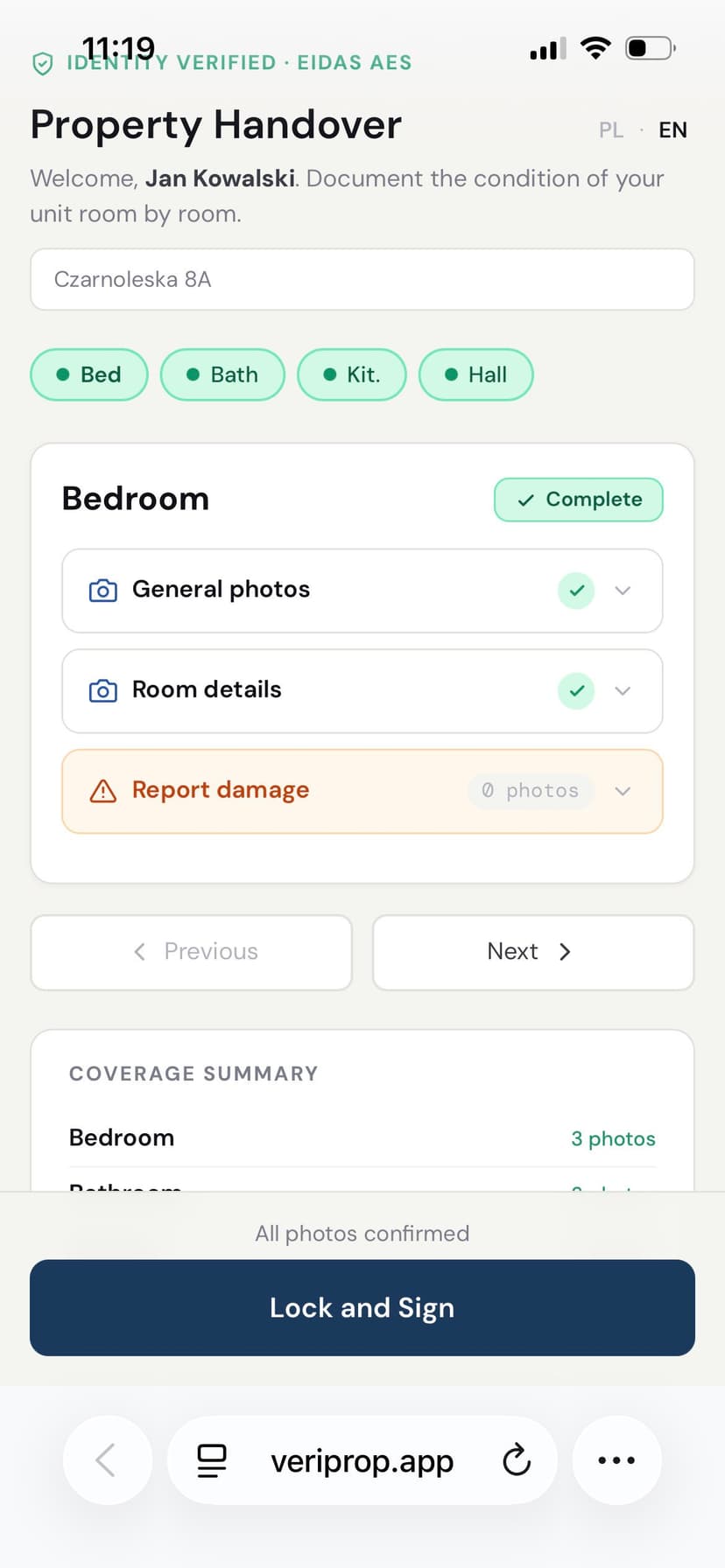 All rooms complete